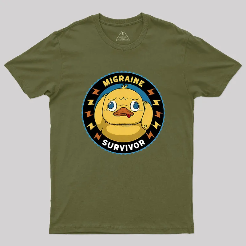 Migraine Survivor Geek T-Shirt - Image 3
