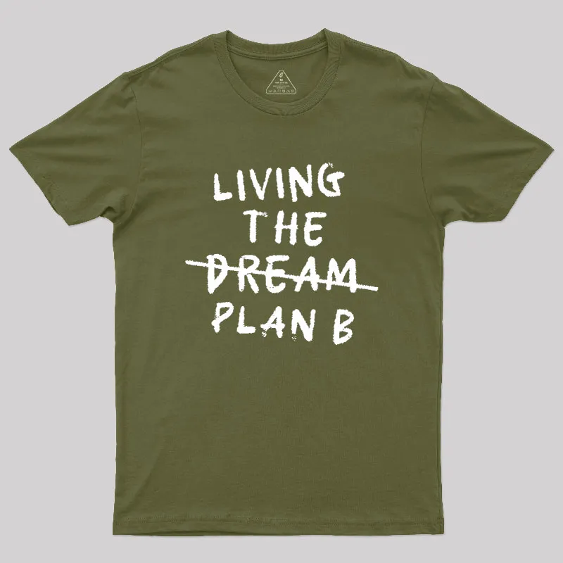 Living Plan B Geek T-Shirt - Image 3