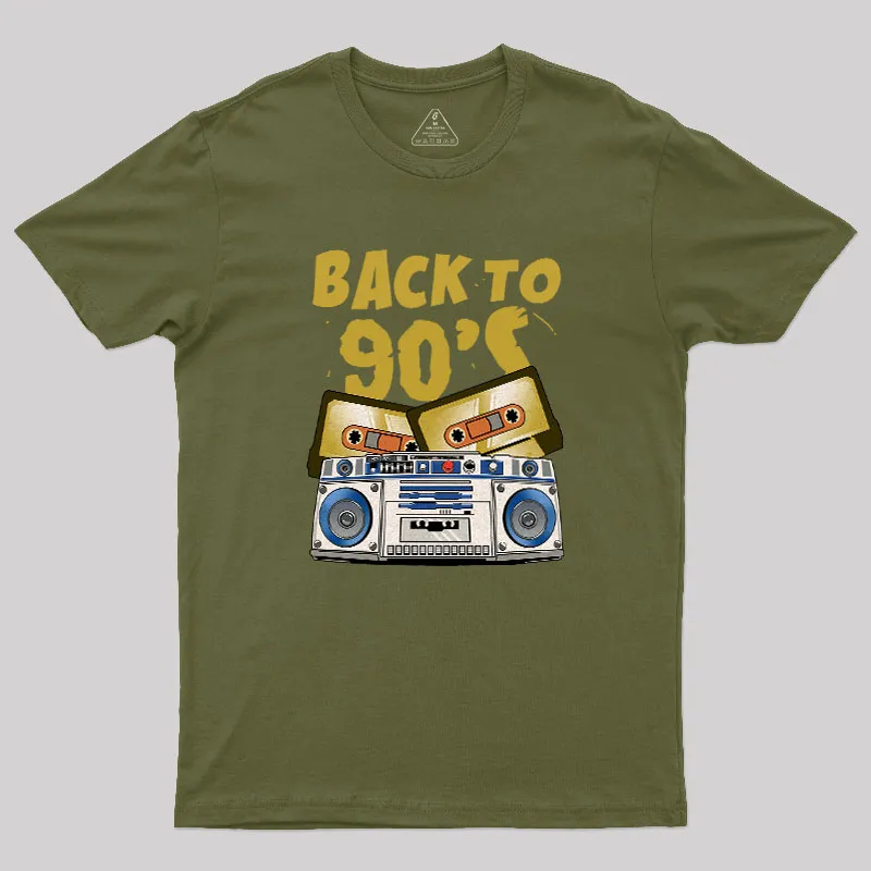 Back To 90s Geek T-Shirt - Image 3
