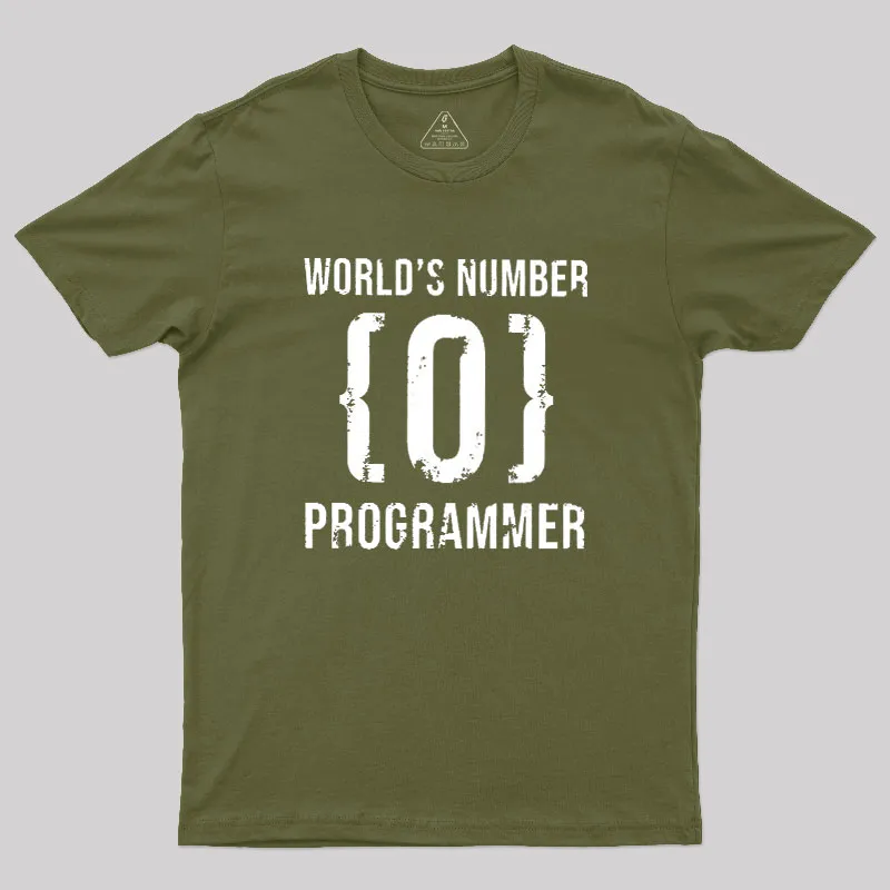 World's Number Programer Geek T-Shirt - Image 3