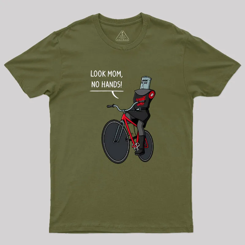 No hands! Geek T-Shirt - Image 4
