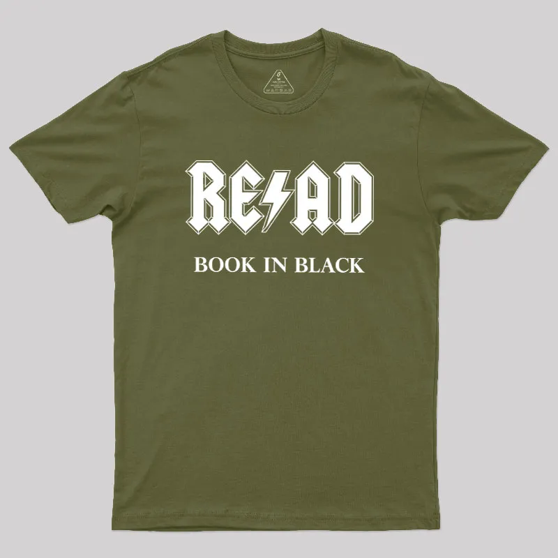 RE/AD - Book In Black Geek T-Shirt - Image 3