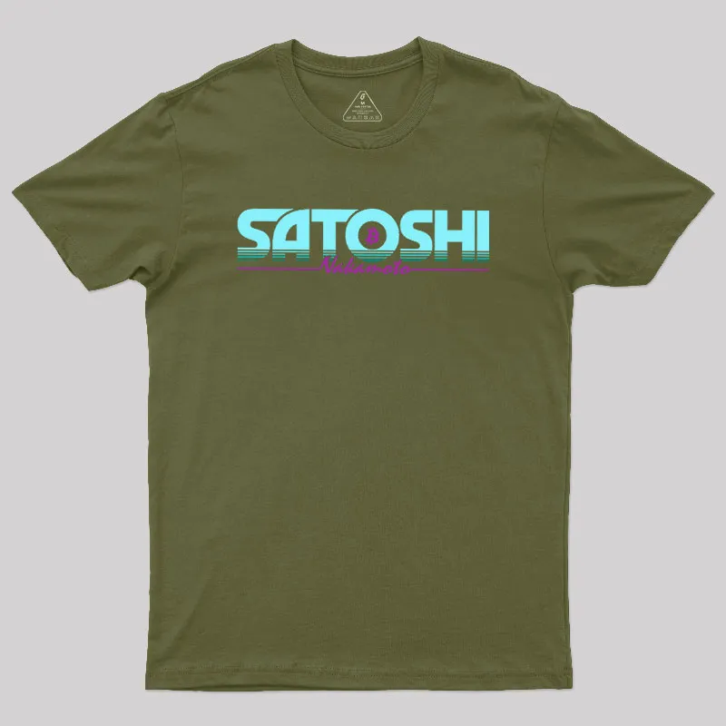 Satoshi Nakamoto Geek T-Shirt - Image 3