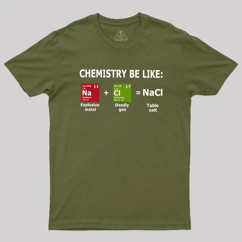 Chemistry Be Like Geek T-Shirt - Image 3