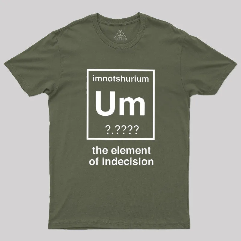 Element Of Indecision Geek T-Shirt - Image 3