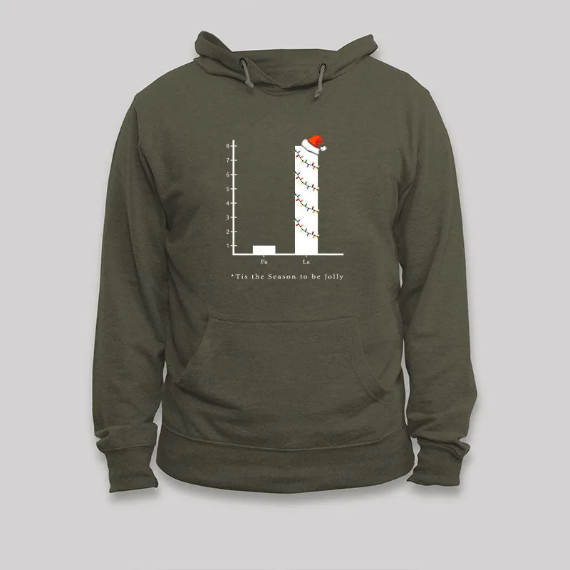 Christmas Carol Math Bar Graph Hoodie - Image 3