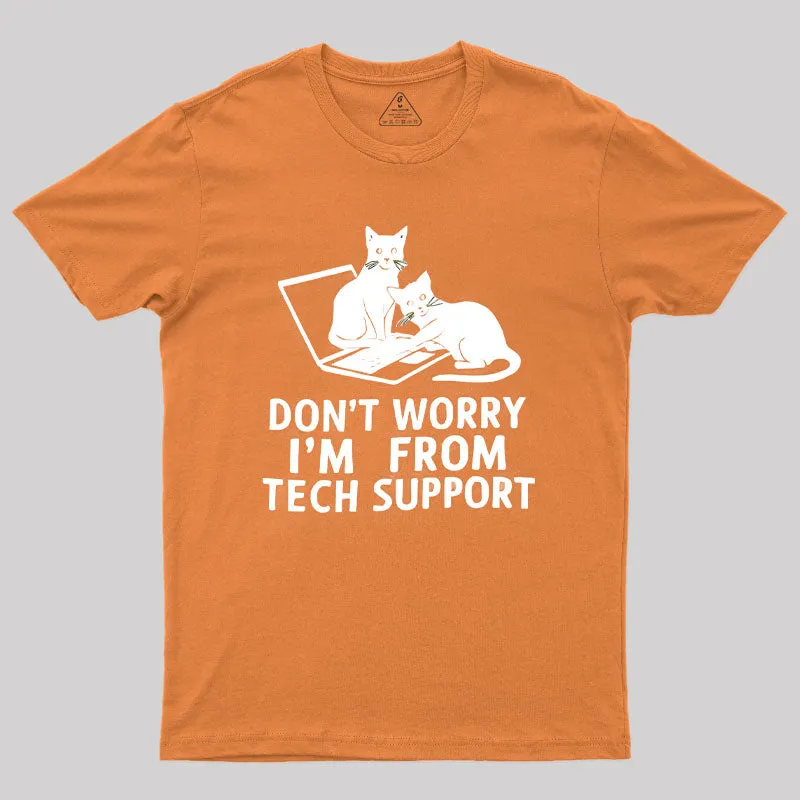 Cat From Tech Support T-Shirt - Image 4