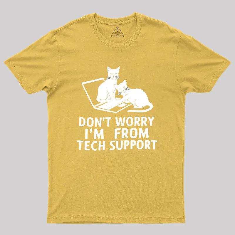 Cat From Tech Support T-Shirt - Image 5