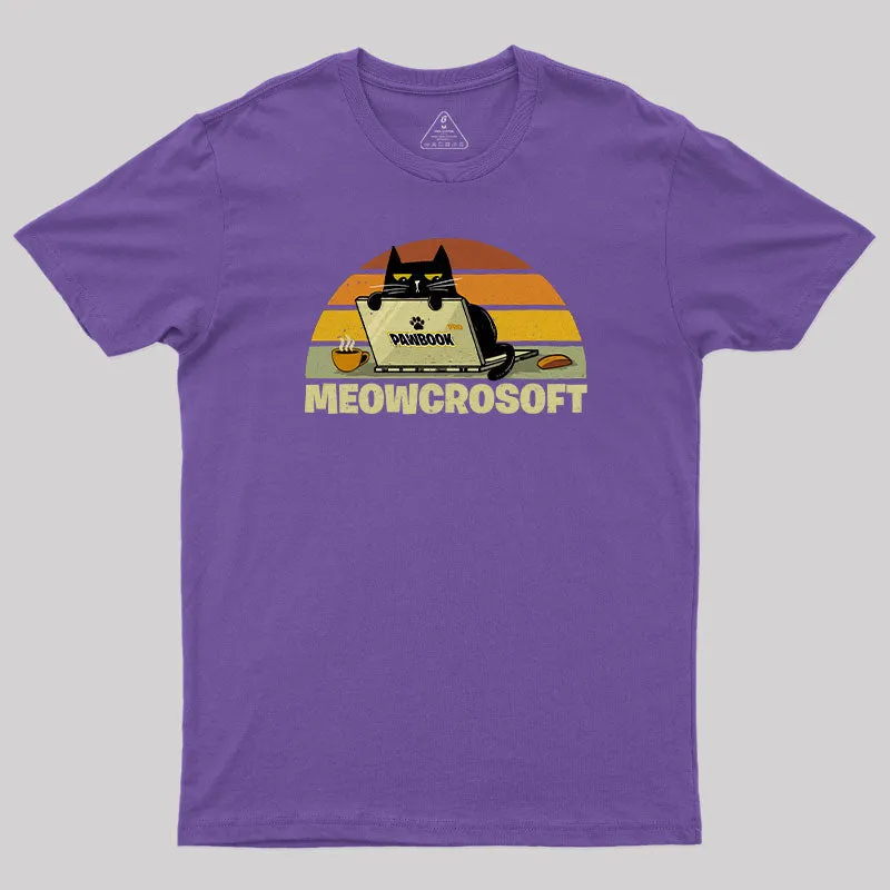 Meowcrosoft T-Shirt - Image 4