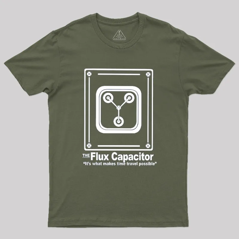 Flux Capacitor Geek T-Shirt - Image 3