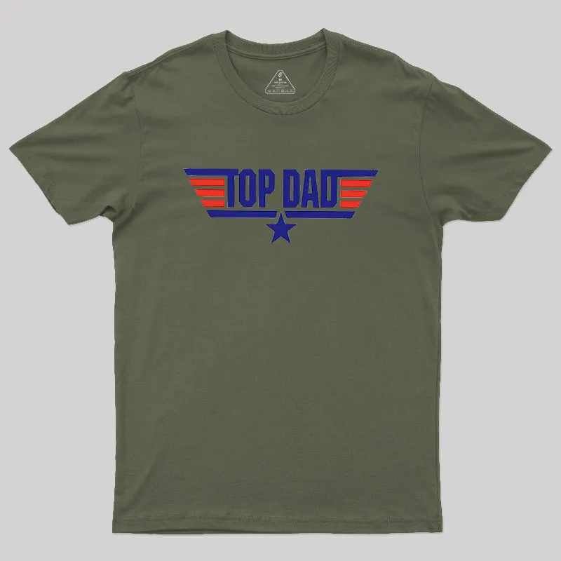 Top Dad Geek T-Shirt - Image 2