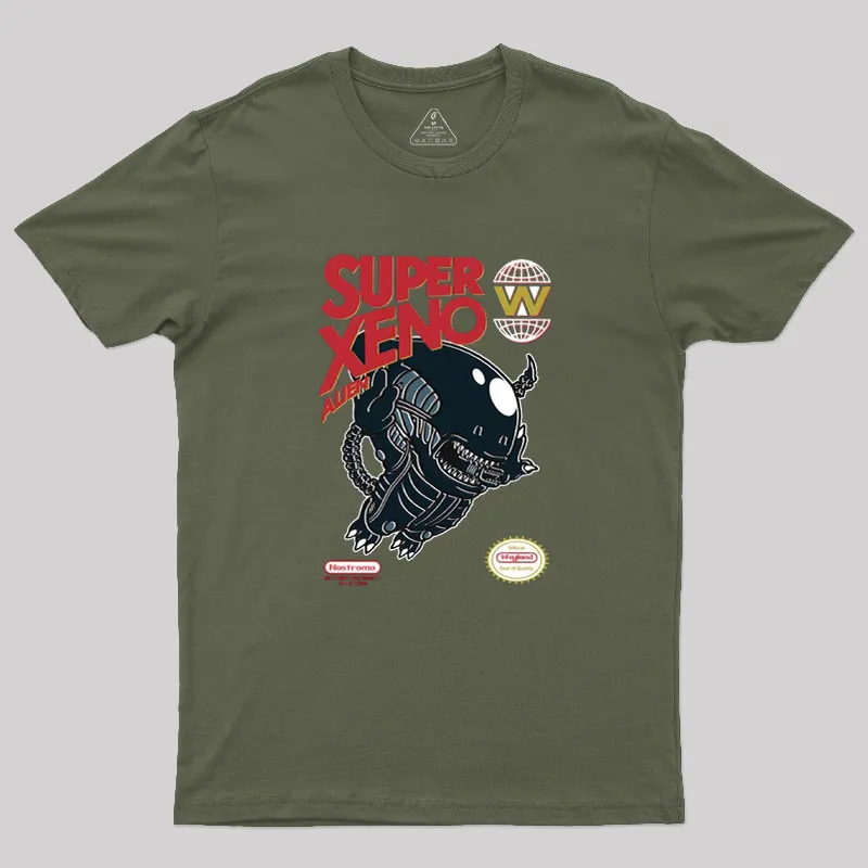 Super Xeno Alien Geek T-Shirt - Image 3