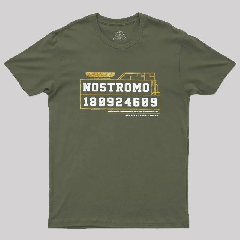 USCSS Nostromo Geek T-Shirt - Image 3