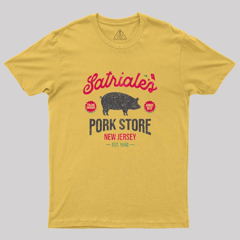 Satriales Pork Store T-Shirt - Image 4