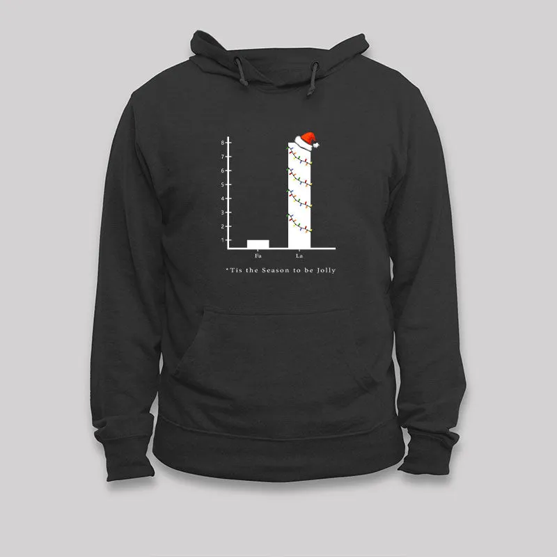 Christmas Carol Math Bar Graph Hoodie
