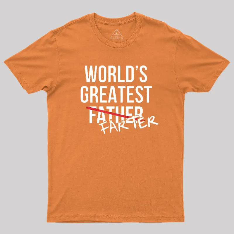 Worlds Greatest Father Farter T-Shirt - Image 4