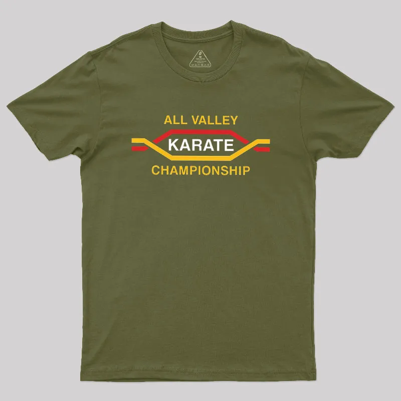 All Valley Karate Championship Geek T-Shirt - Image 3