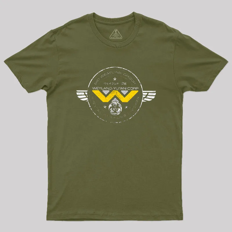 Alternative view of Weyland-Yutani Geek T-Shirt