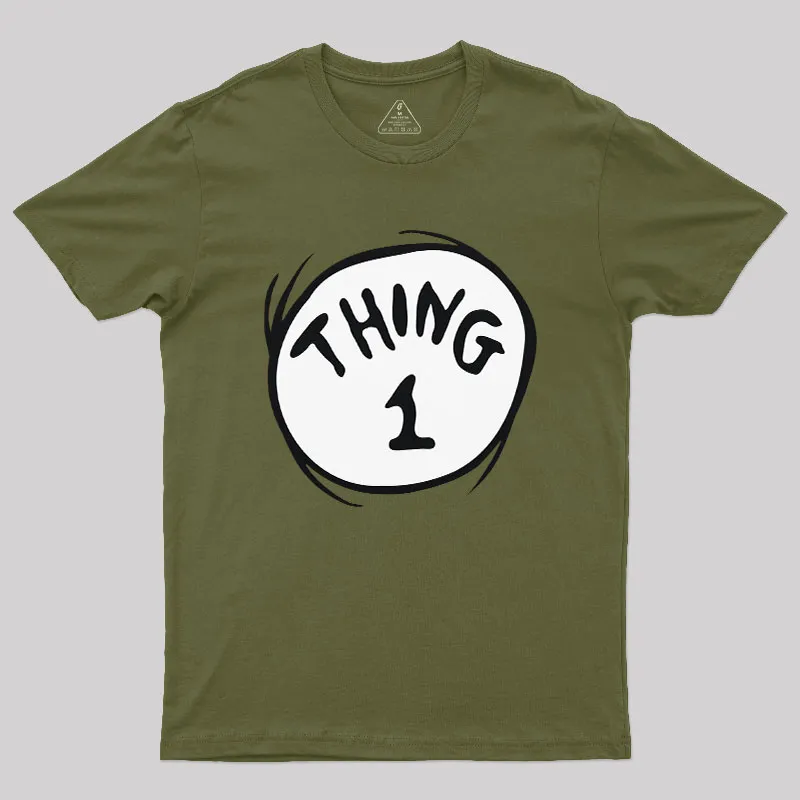 Thing One Cat Geek T-Shirt - Image 3