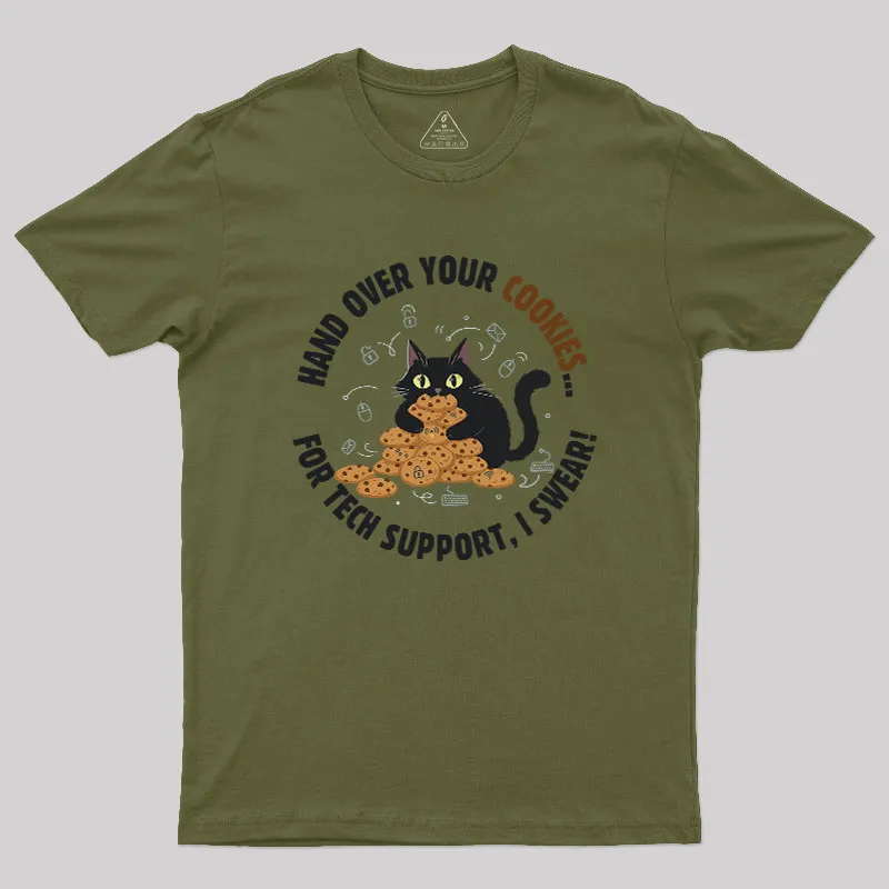 Cookie Negotiator Tech Support Geek T-Shirt