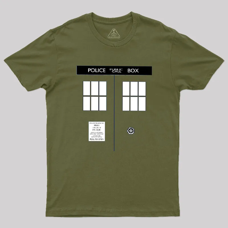 Alternative view of The Tardis Geek T-Shirt