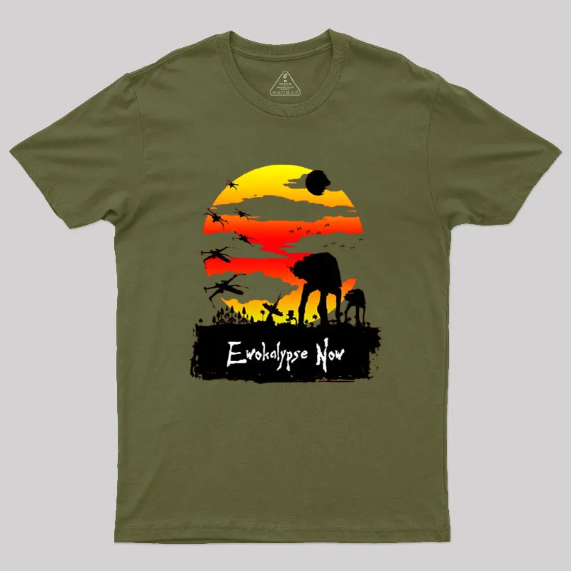 Alternative view of Ewokalypse Now Geek T-Shirt