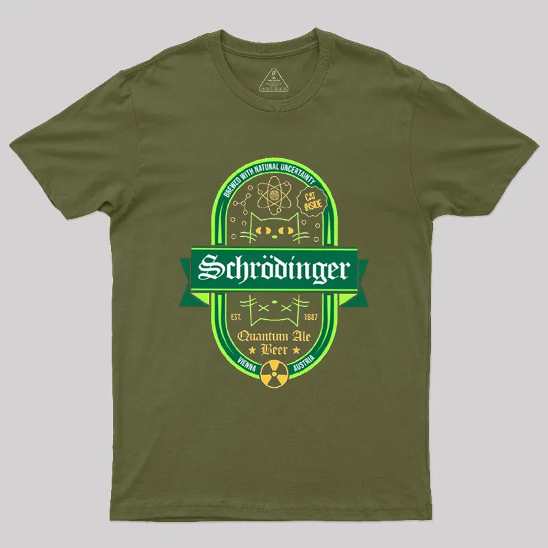 Schrodinger Quantum Ale Beer Geek T-Shirt - Image 3