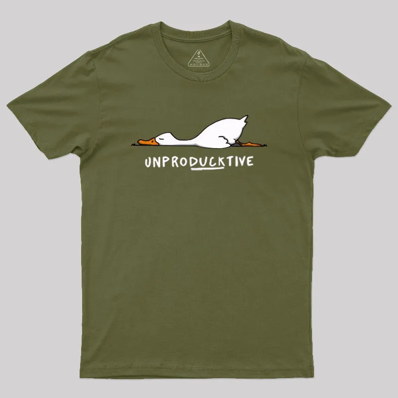 Unproducktive Geek T-Shirt - Image 3