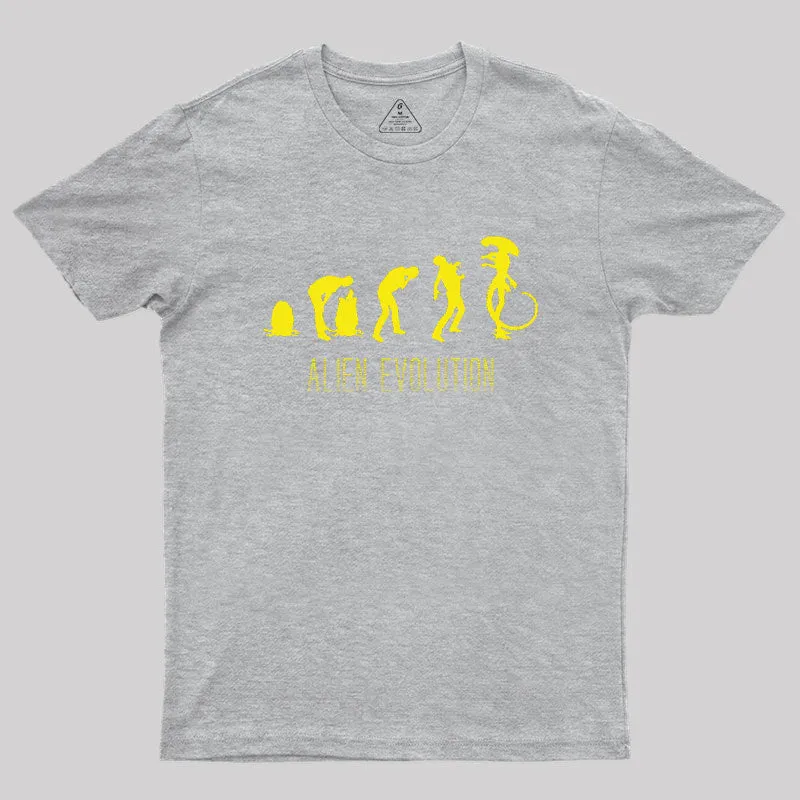 Alien Evolution Geek T-Shirt - Image 4