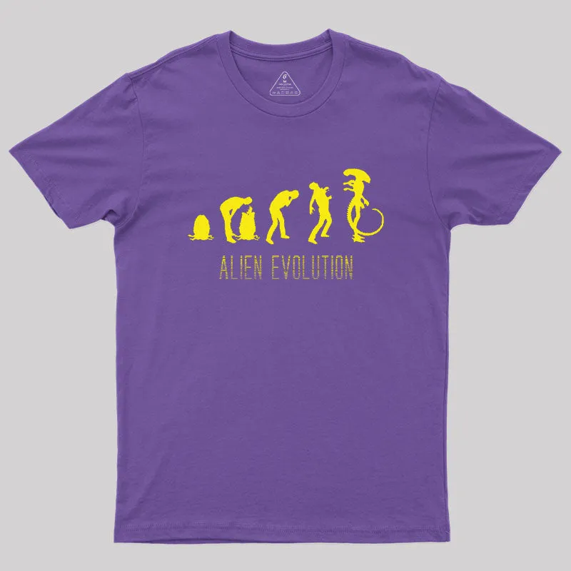 Alien Evolution Geek T-Shirt - Image 6