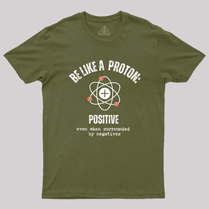 Be like a Proton Geek T-Shirt - Image 3
