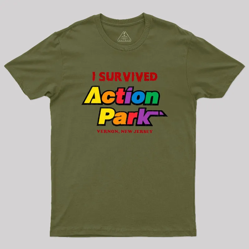 I Survived Action Park Geek T-Shirt - Image 3