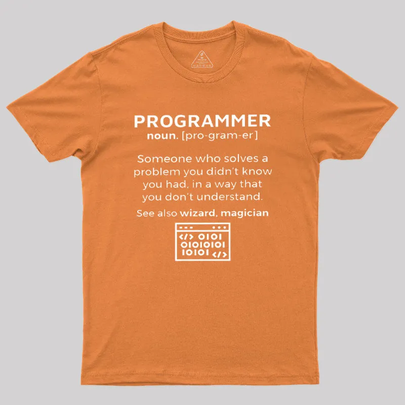 Funny Programmer Definition T-Shirt - Image 4