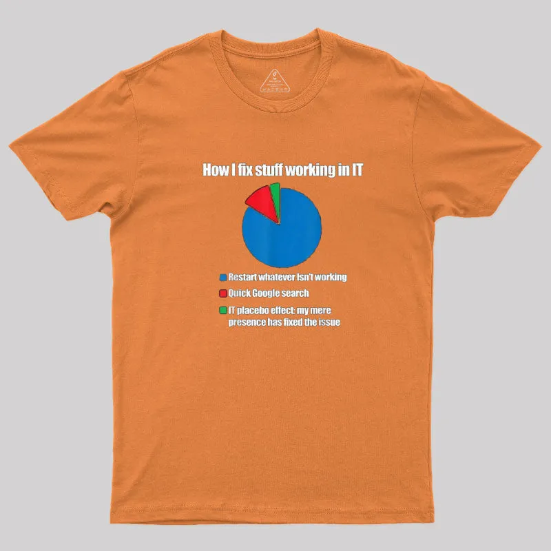 How I Fix Stuff Working in IT T-Shirt - Image 4