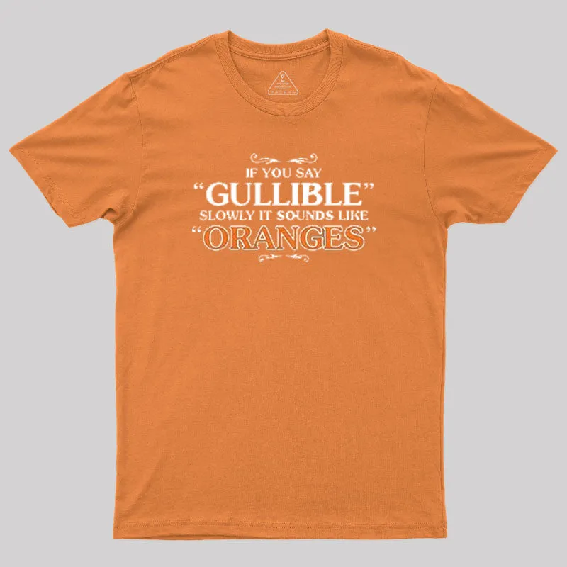 It Sounds Like Oranges T-Shirt - Image 4