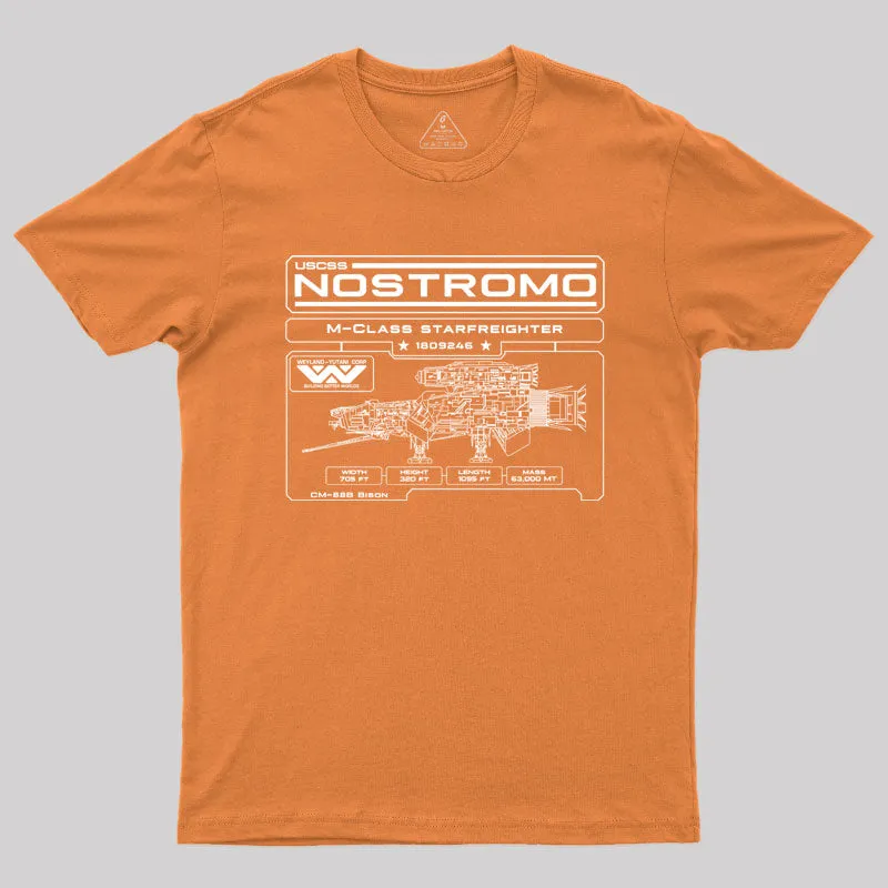 Nostromo Blueprint T-Shirt - Image 4
