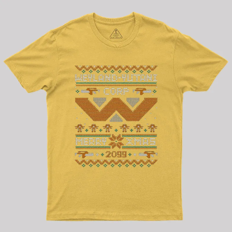 Happy Alien Xmas T-Shirt - Image 4