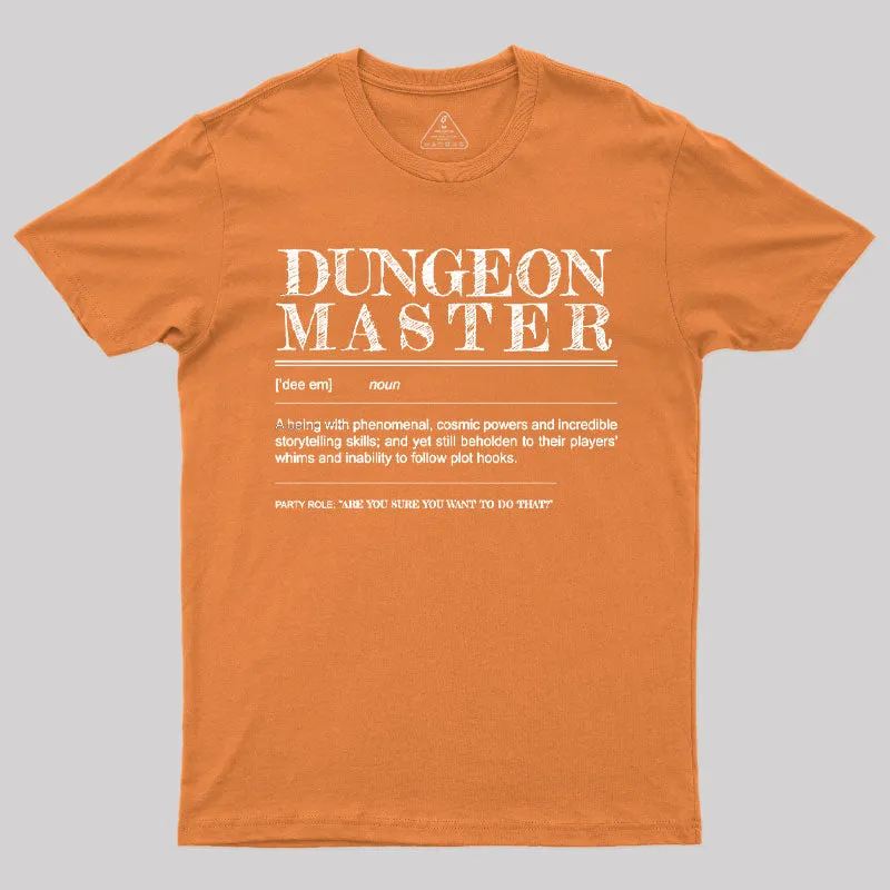 Dungeon Master Definition T-Shirt - Image 4