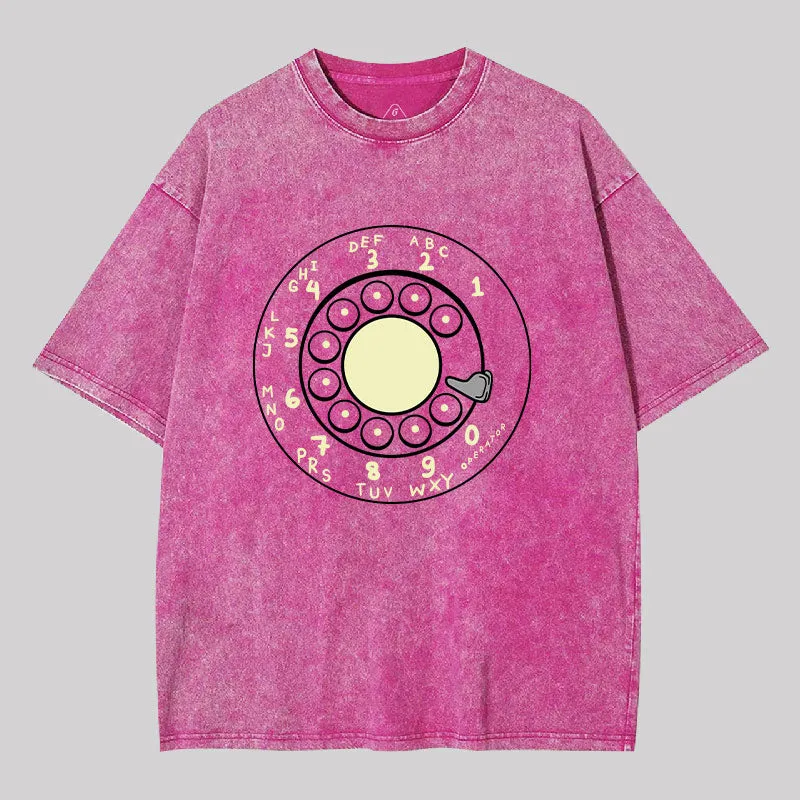 Rotary Dial Vintage Washed T-Shirt - Image 7