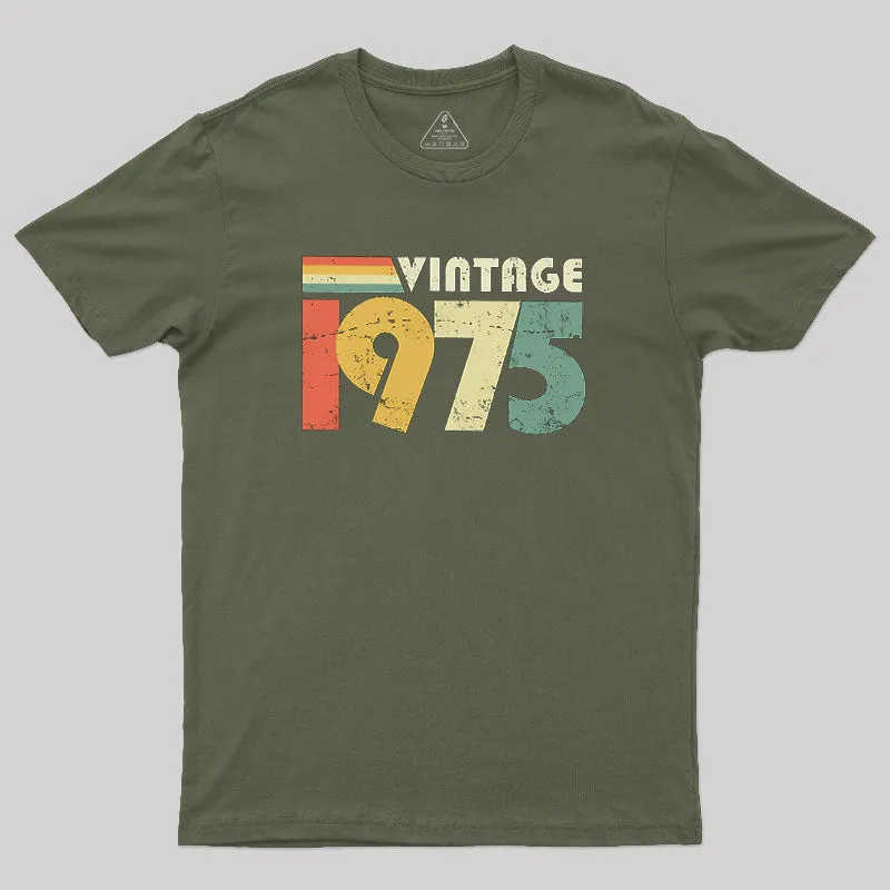 Vintage 1975 Geek T-Shirt - Image 3