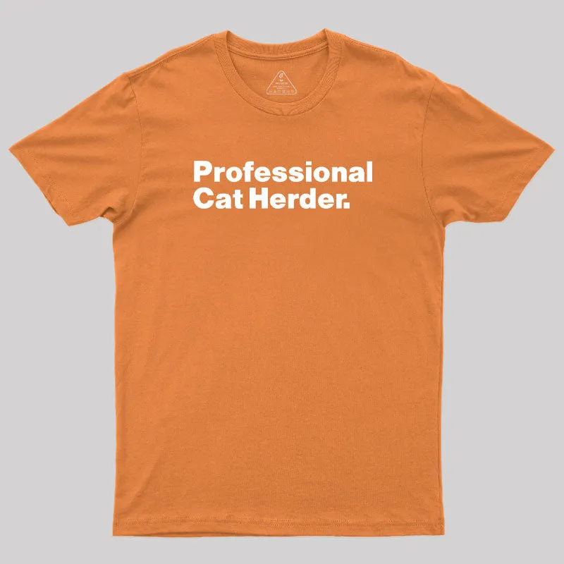 Professional Cat Herder T-Shirt - Image 4
