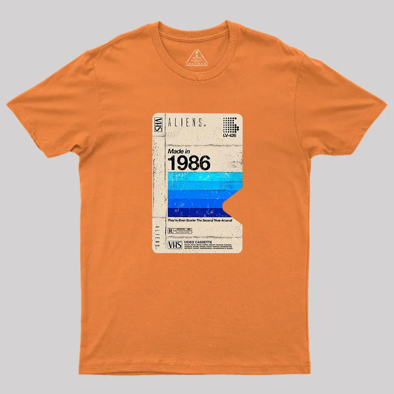 Aliens Blank Tape Geek T-Shirt - Image 5