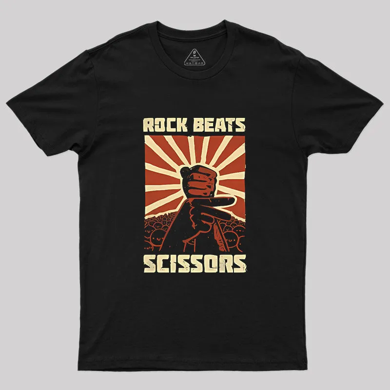 Rock Beat Scissors Geek T-Shirt