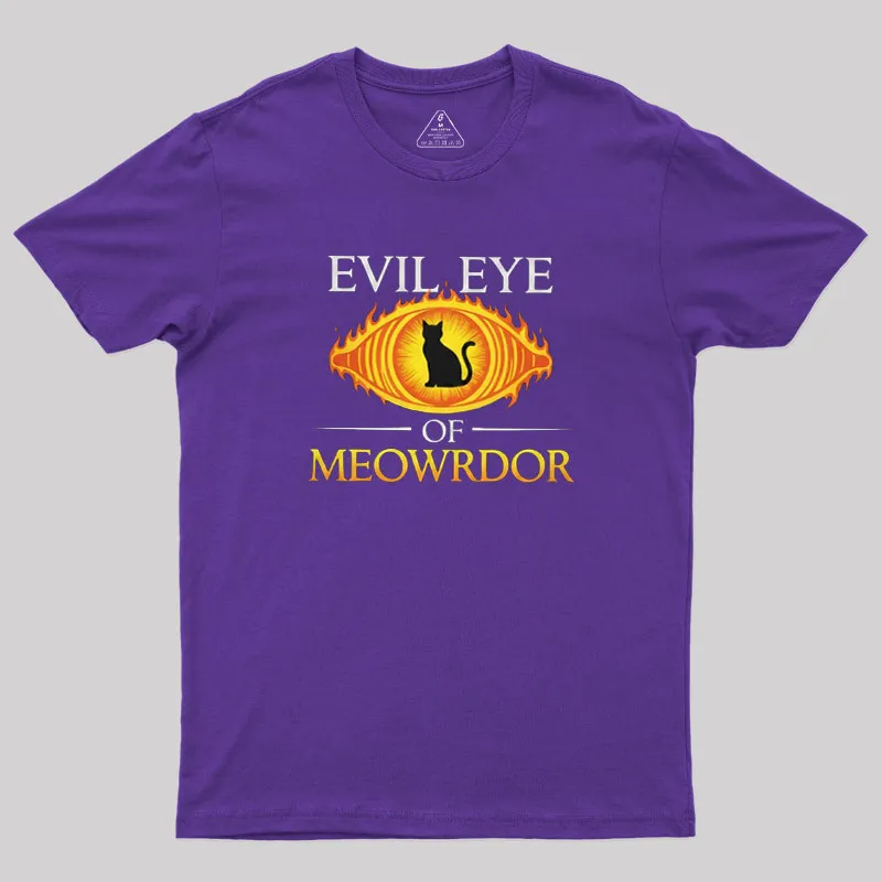 Evil Eye Of Meowrdor Geek T-Shirt - Image 8