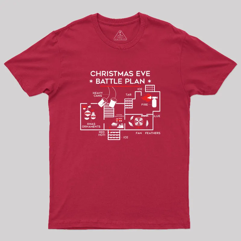 Christmas Eve Battle Plan Geek T-Shirt - Image 5