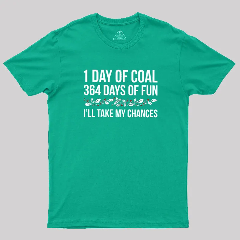 1 Day of Coal Geek T-Shirt - Image 7