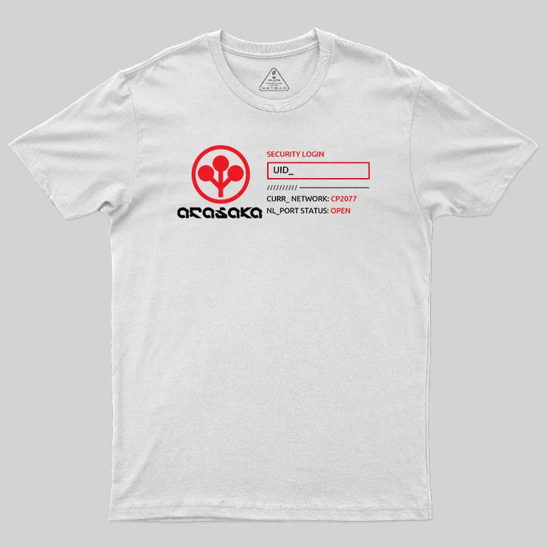 Arasaka Terminal-Cyberpunk 2077 T-Shirt - Image 10