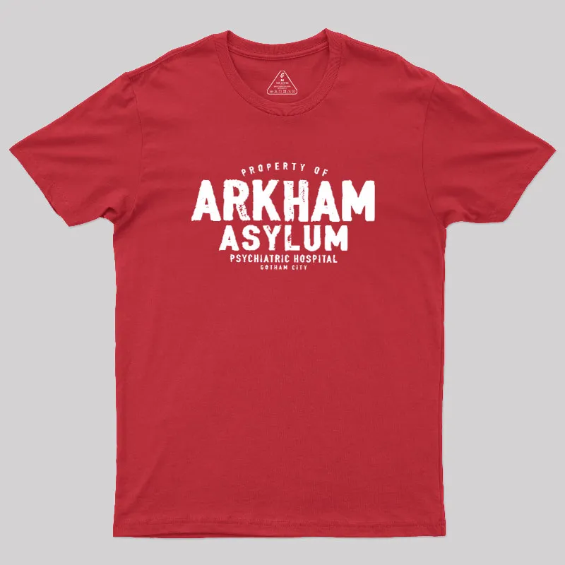 Arkham Asylum Geek T-Shirt - Image 7