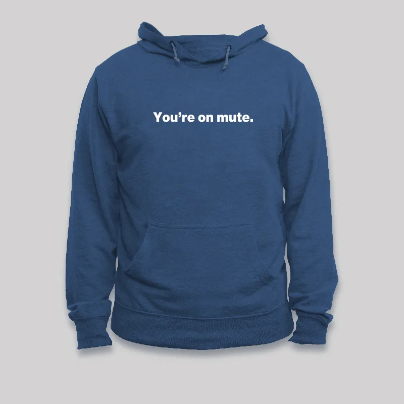 Alternative view of You're on Mute Geek Hoodie