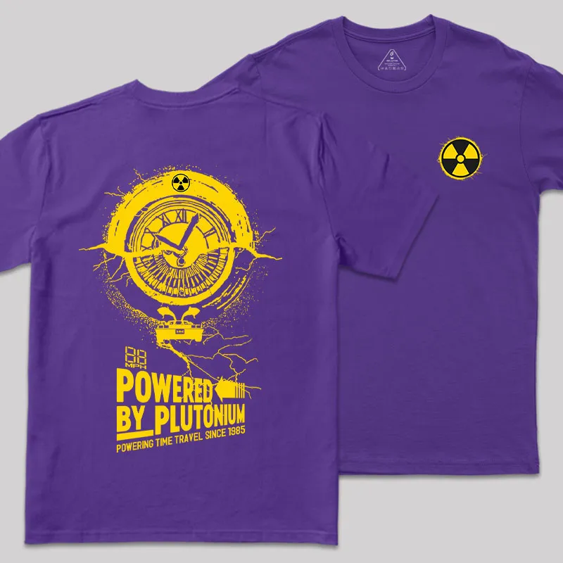Plutonium Power Front and Back Printed Geek T-Shirt - Image 6